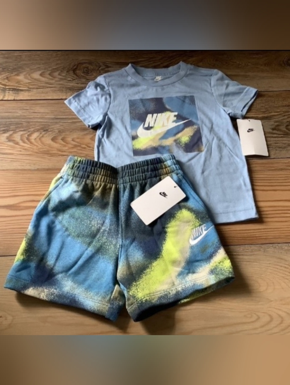 Nike Boys Tee & Matching Shorts Outfit Size 3T(NWT)